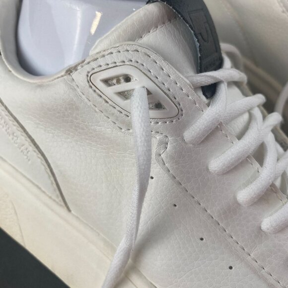 Pull & Bear Men's White Sneakers Sz 9 US Leather Movement Of An Urban Generation - Picture 13 of 14